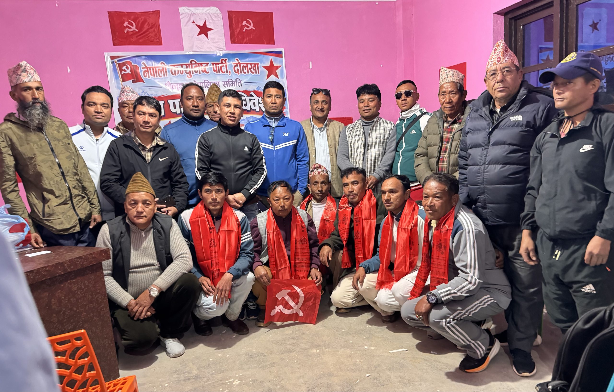नेकपा शैलुङ गाउँपालिका कमिटीको अध्यक्षमा आर्टिस्ट मोक्तान निर्वाचित